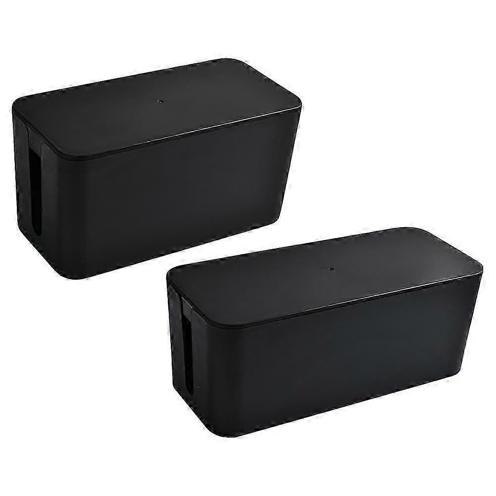 Cable Storage Box for Power Line Management 2Pcs Charging Cable Container