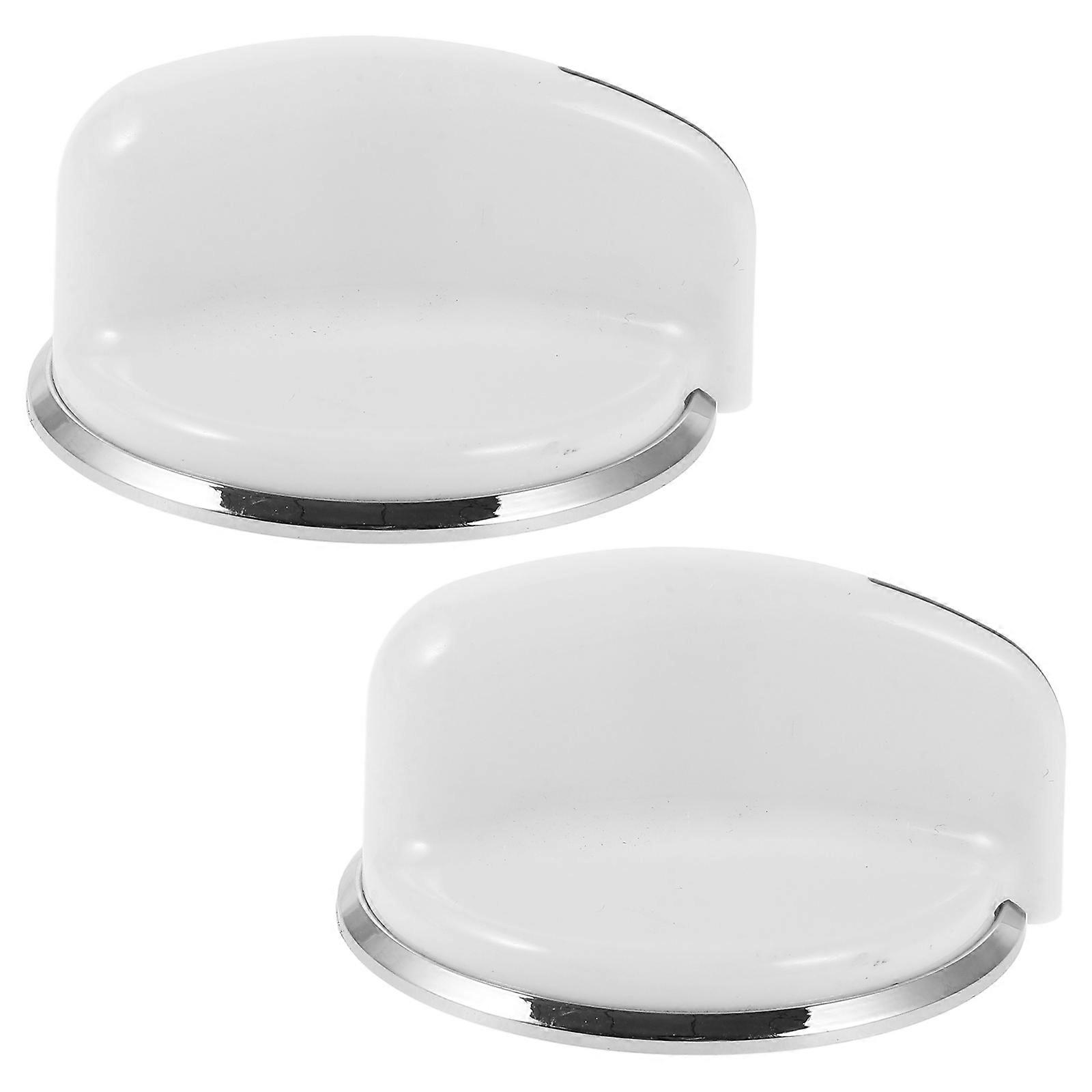 2Pcs Washing Machine Knobs Washer Timer Control Knobs Replacement Dryer Time Knobs White