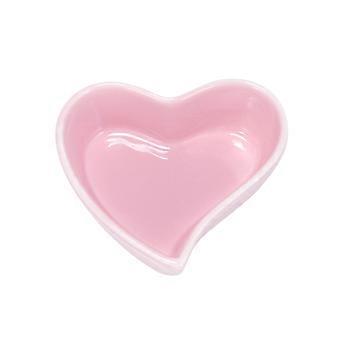 Ceramiczna miska dla zwierząt Love Heart Pet do karmienia z 1 kreatywnym płytkim ceramicznym podajnikiem