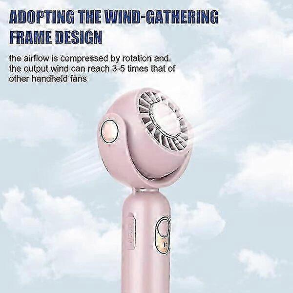 Small portable fan, adjustable wind direction, strong wind and durable