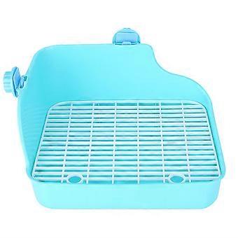 Square Shape Pet Toilet Small Animal Toilet for Rabbit Chinchilla Guinea Pig Cage Use Green