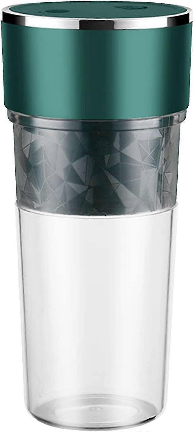 Juicer Cup USB Rechargeable Washable 400ML(Green)