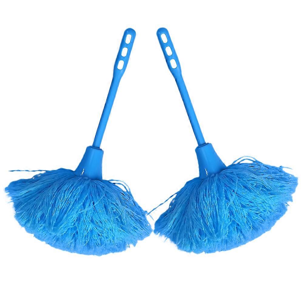 2pcs Household Duster with Handle Handheld Duster Reusable Cleaning Tools