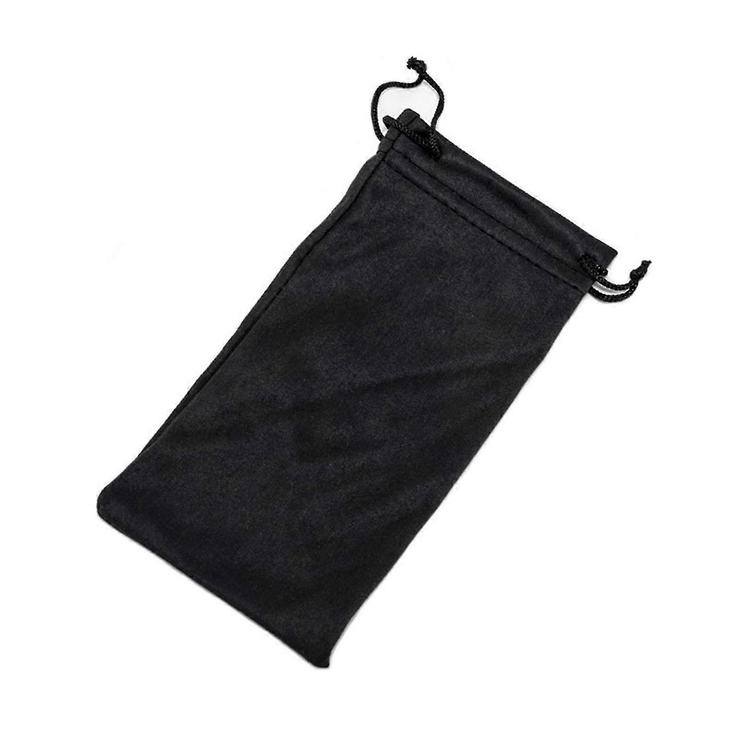 Microfiber Sunglasses Bag Soft Eyeglass Pouch Drawstring Closure Solid Color