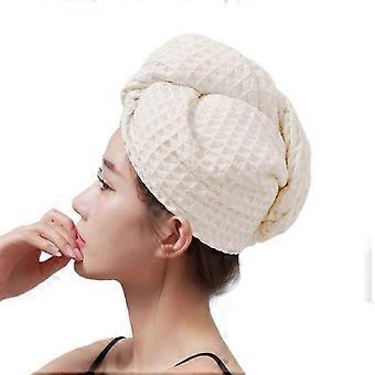 Superabsorbierende Mikrofaser-Haarhaube, schnelltrocknendes Handtuch mit verspieltem Katzenmotiv