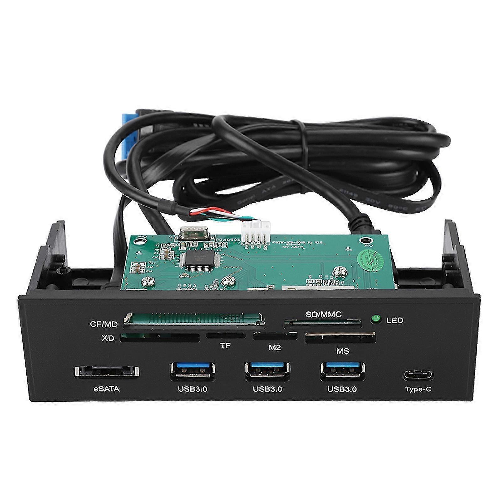5.25inches Multifunction Internal Card Reader Dashboard PC Front Panel