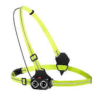 Multifunctional Jogging LED Night Running Light Warning Strong Highlight Chest Lamp Safety Durable Cycling Torch Outdoor