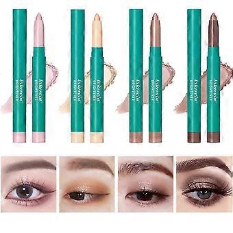 Eyeshadow Stick, Waterproof Eye Brightener Highlighter Stick, Glitter Eye Liner Pencil(4 Pcs Set) SZ