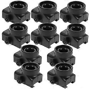 Balls Shooter Plastic Bottle Adapter with 10Pcs Reusable Toy Shooter Parts