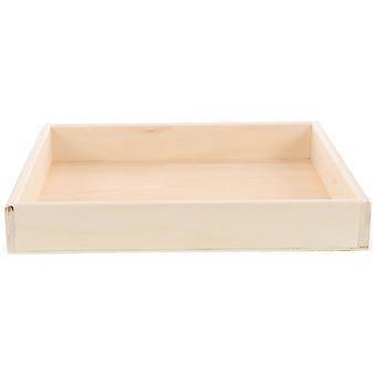 Puzzle Sorting Trays Rectangle Wooden Tray for Storing 4Pcs Set