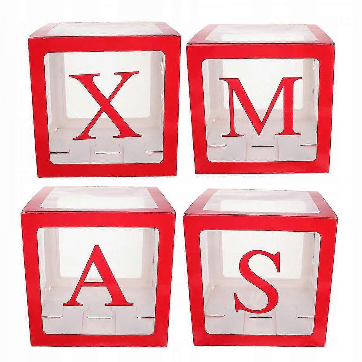 Christmas Balloon Box Decorations