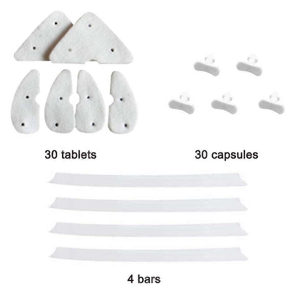 compatible Double-Sided Cleaner Replacement Kits   Triangle Sponge and Rubber