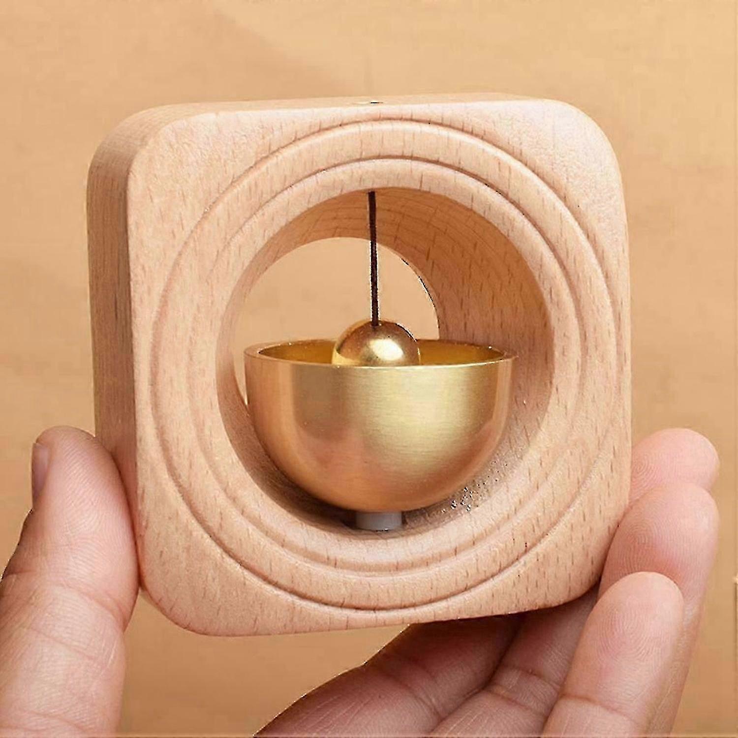 Copper Wood Square Wind Chime