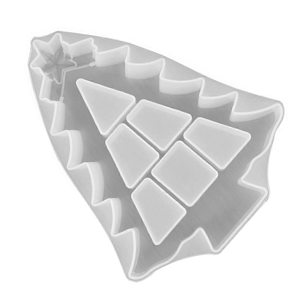 Creative Silicone Storage Box Mold for Xmas Tree Shape DIY Tool