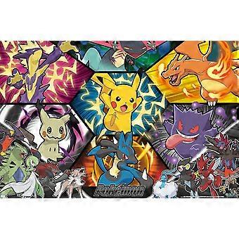 Pokmon: Battle Art - Group Jigsaw Puzzle AD747