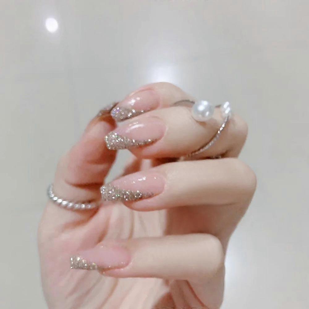 24pcs Easy-Apply False Nails