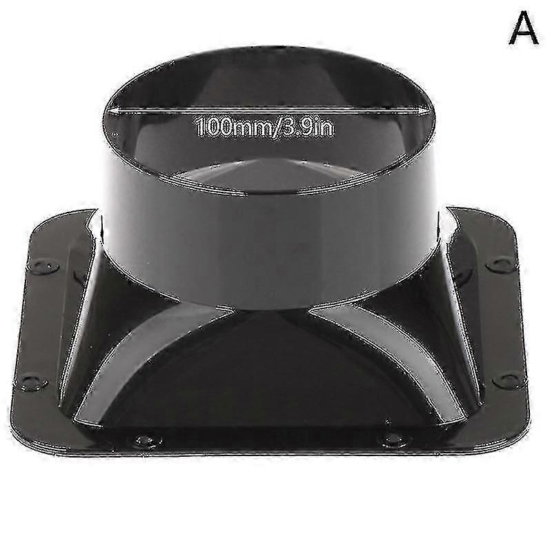 Raccord de tuyau de ventilation à bride de 100 à 150 mm pour conduit d'évacuation.