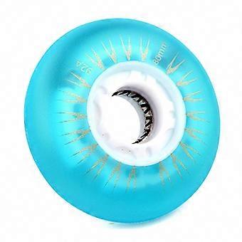 Wear-Resistant Flashing Skateboard Wheels with Brake for Indoor Outdoor Use
