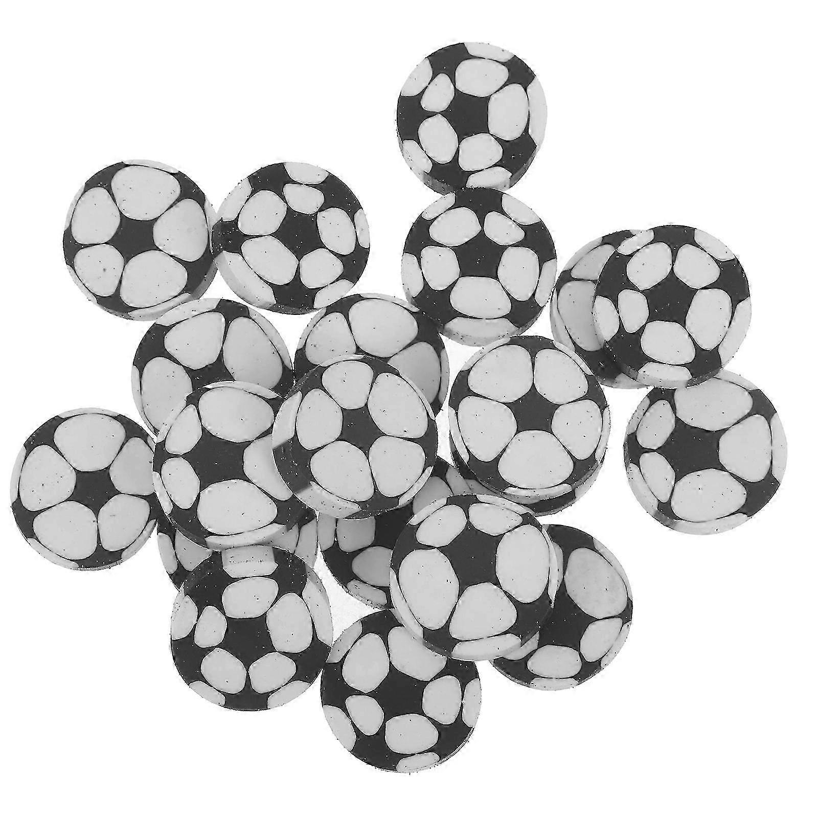 20Pcs Soccer Ball TPR Erasers