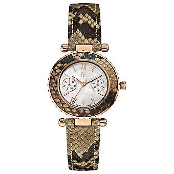 R. gc diver chic python Swiss Quartz Analog Woman Watch with X35006L1S Cowskin Bracelet