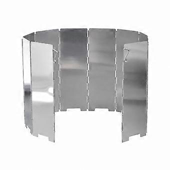 10 Pieces Aluminum Alloy Camping Cooktop Windscreen Foldable for Hiking, Hikers