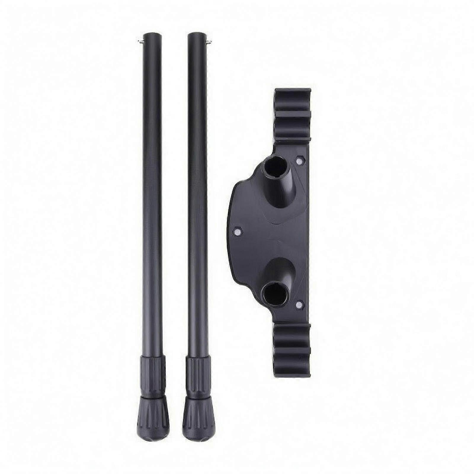 Telescopic Table Legs ABS Bracket Foldable Table Legs Black Finish for DIY Users