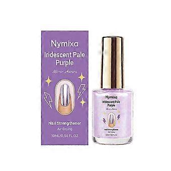 Pale Purple Shimmer Nail Strengthener, Quick AirDrying Formula, Nourish & Fortify Weak Nails For Daily Manicure Look-C