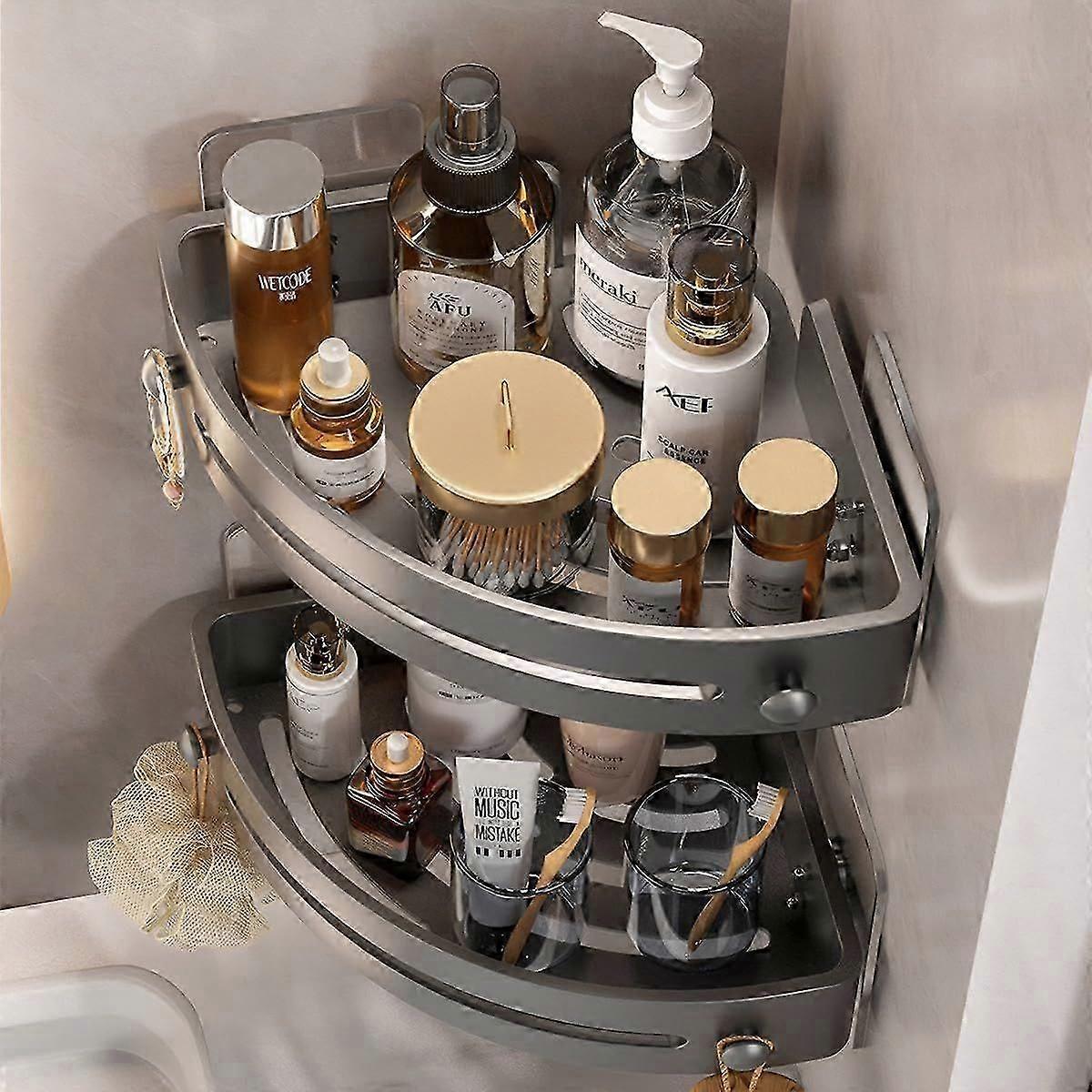 2-Tier Corner Shower Organizer