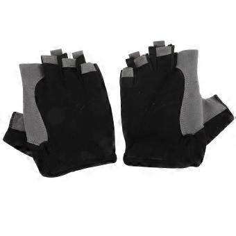 Knitted Half-Finger Gloves for Cycling Sports 5Pairs Set in Black