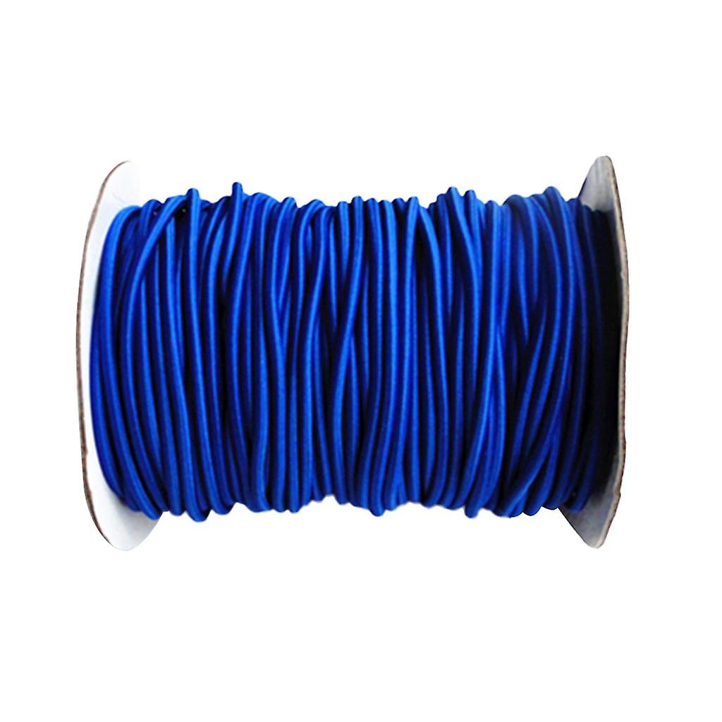 4mm Strong Elastic Bungee Rope Shock Cord Tie Down Boats Trailers 1m Blue