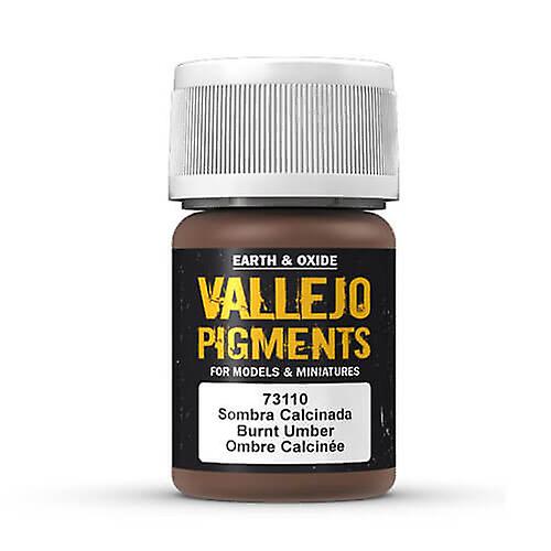 BURNT UMBER Vallejo Pigments For Models and Miniatures Earth and Oxides 30mL