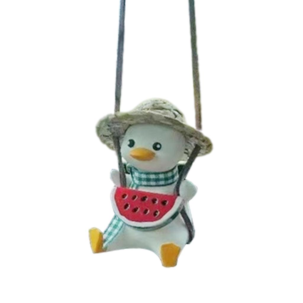 Swing Duck Charms Car Decor Watermelon Pendentif