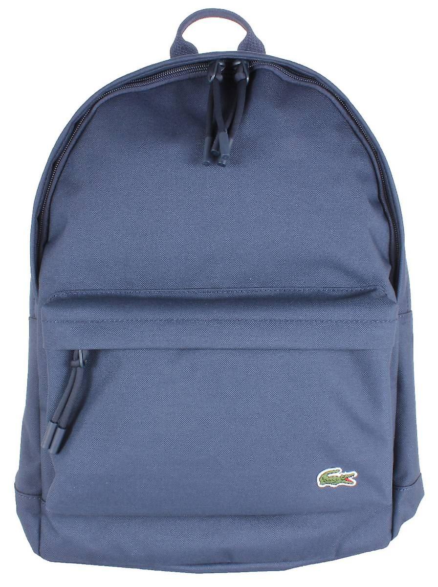 Lacoste Neocroc Canvas Backpack - Marine Navy