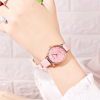 Veeki Fashion Ladies Dekoracyjny zegarek Inlaid Rhinestone Simple Belt Mały damski zegarek Moda Biznes Kwarcowy zegarek damski