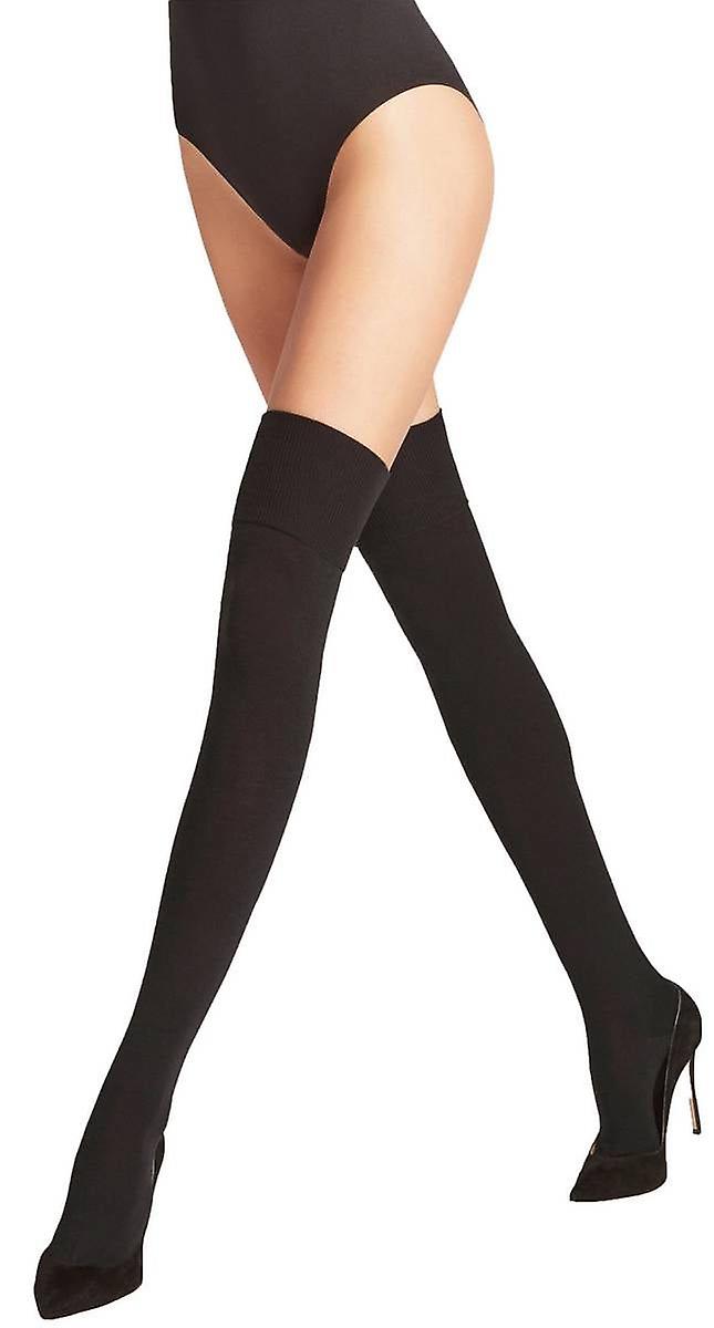 Falke Striggings Over the Knee Socks - Black