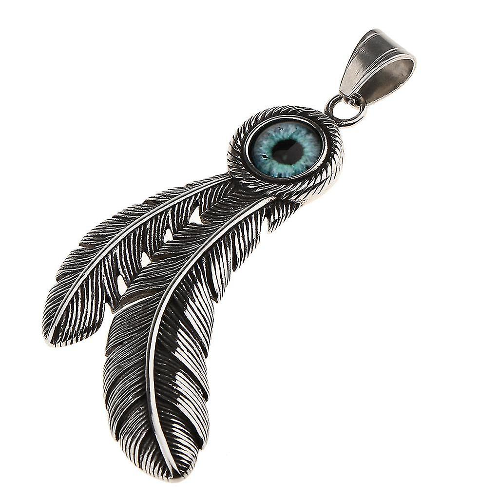 Religieux chanceux mauvais œil pendentif amulette en acier inoxydable pour collier turc SXQ