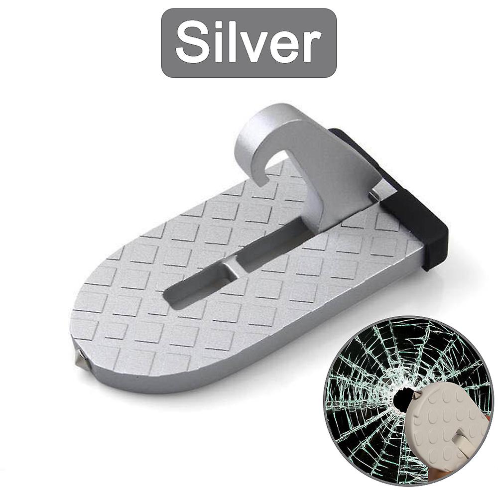 Universal Car Roof Rack Step Car Door Step Multifunction Foldable Latch Hook Auxiliary Foot Pedal Emergency Window Breaker