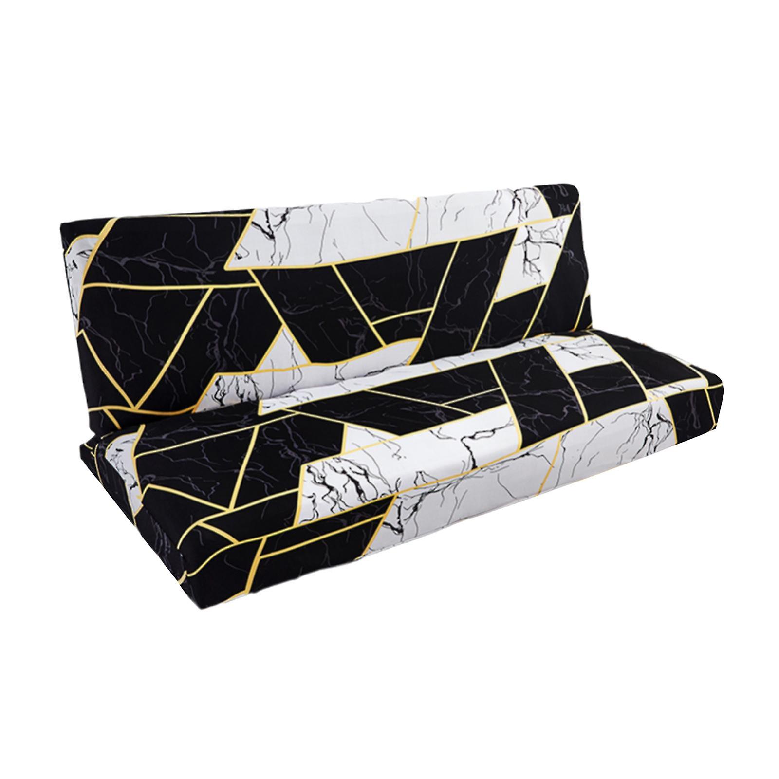 Housse de canapé extensible en polyester spandex lavable sans bras D