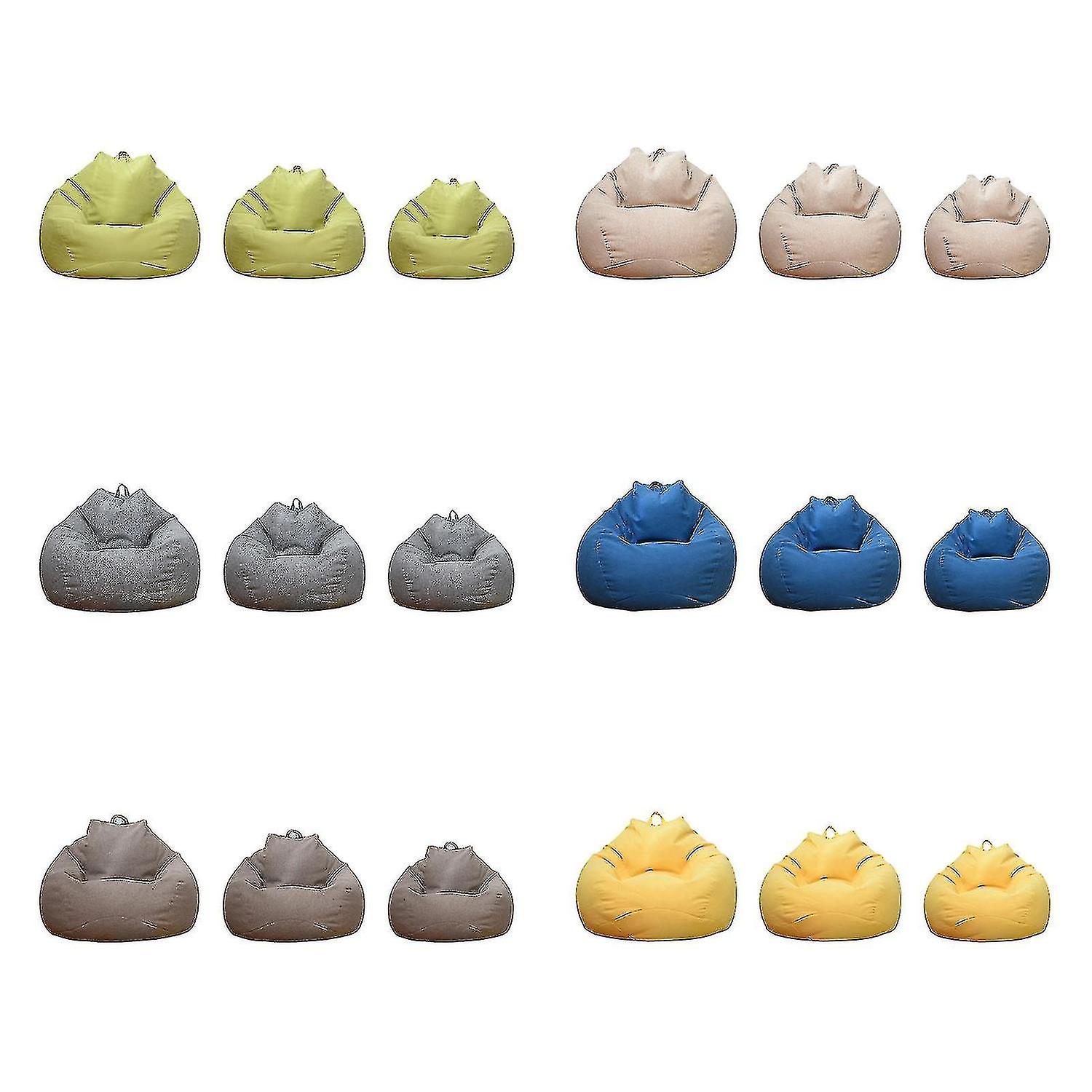 Neue extra große Sitzsack Stühle Couch Sofa Abdeckung Indoor Lazy Liege für Erwachsene Kinder Sellwell