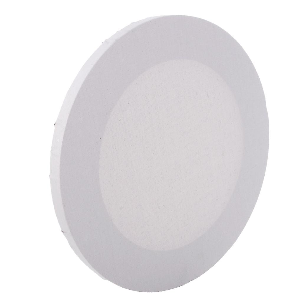 Round Blank Stretched Canvas Panels for Painting Craft Drawing 30cm