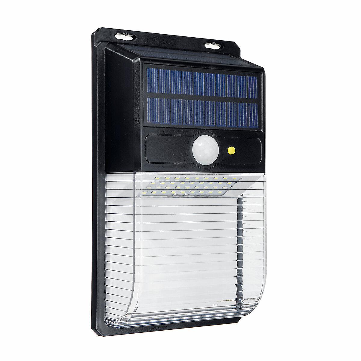 36 Led Solar Wall Light With 30s Induction Range And 120 Degree Coverage