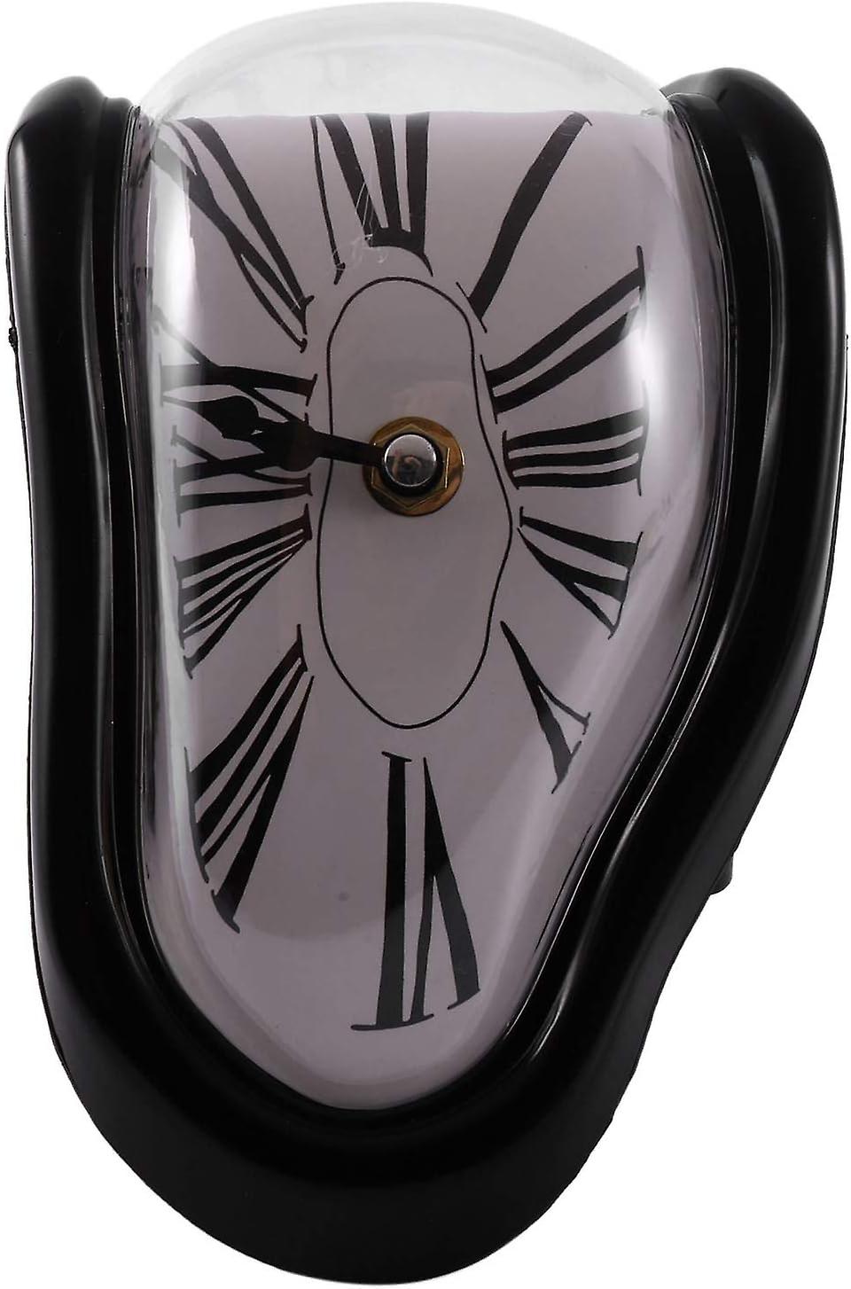 Melting Clock, Creative Decorative Dali Watch Surrealism, Modern Melting Clock, Distorted Wall Clock