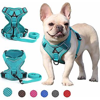 1pcs Harness for small and medium-sized dogs (green M)