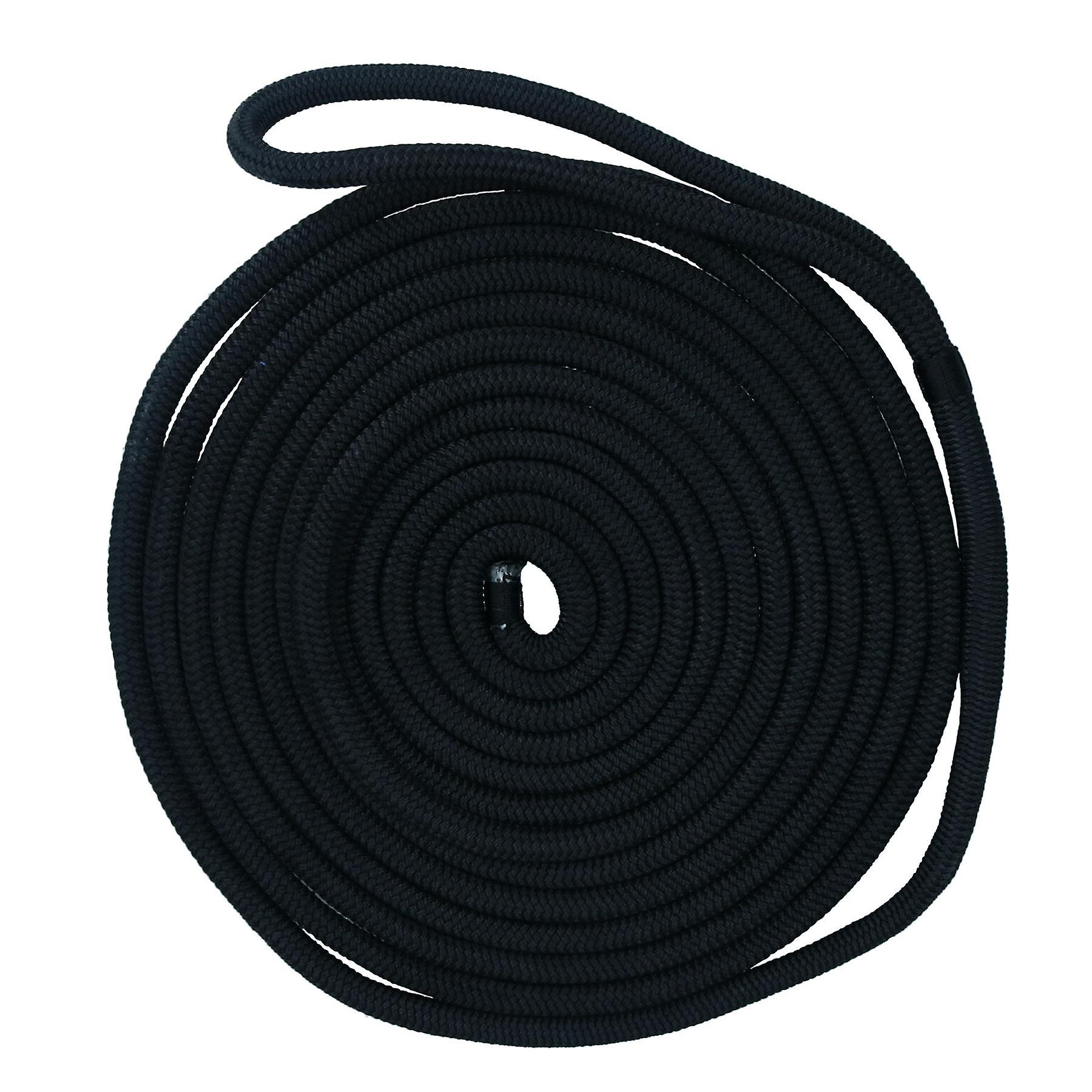Single Spliced Premium Mooring Line 14mm x 10m Braided Boat Dock Rope Warp