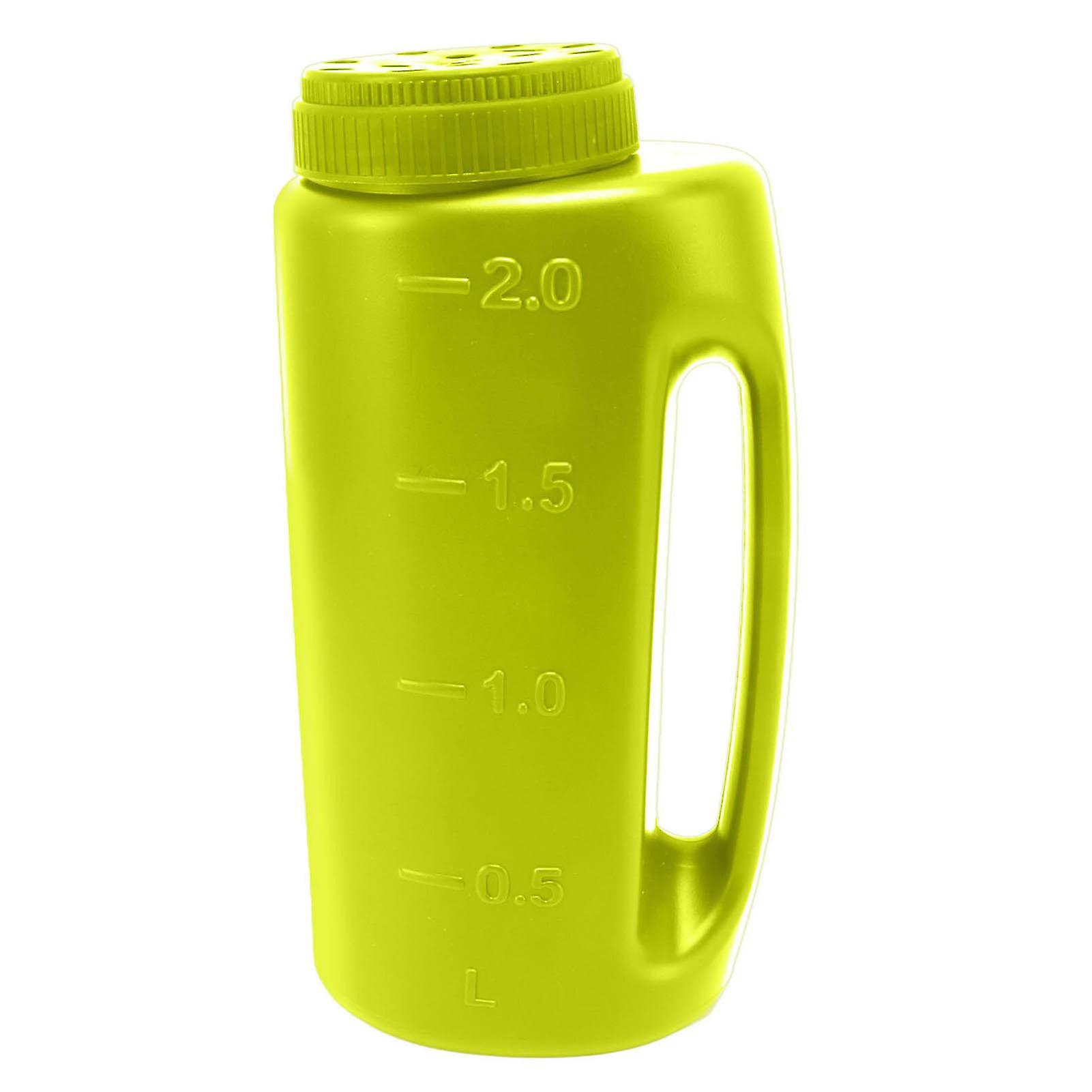 Handheld Fertilizer Spreader Hand Held Grass Seed Spreader Crop Spreading Salt Sowing Pot Green