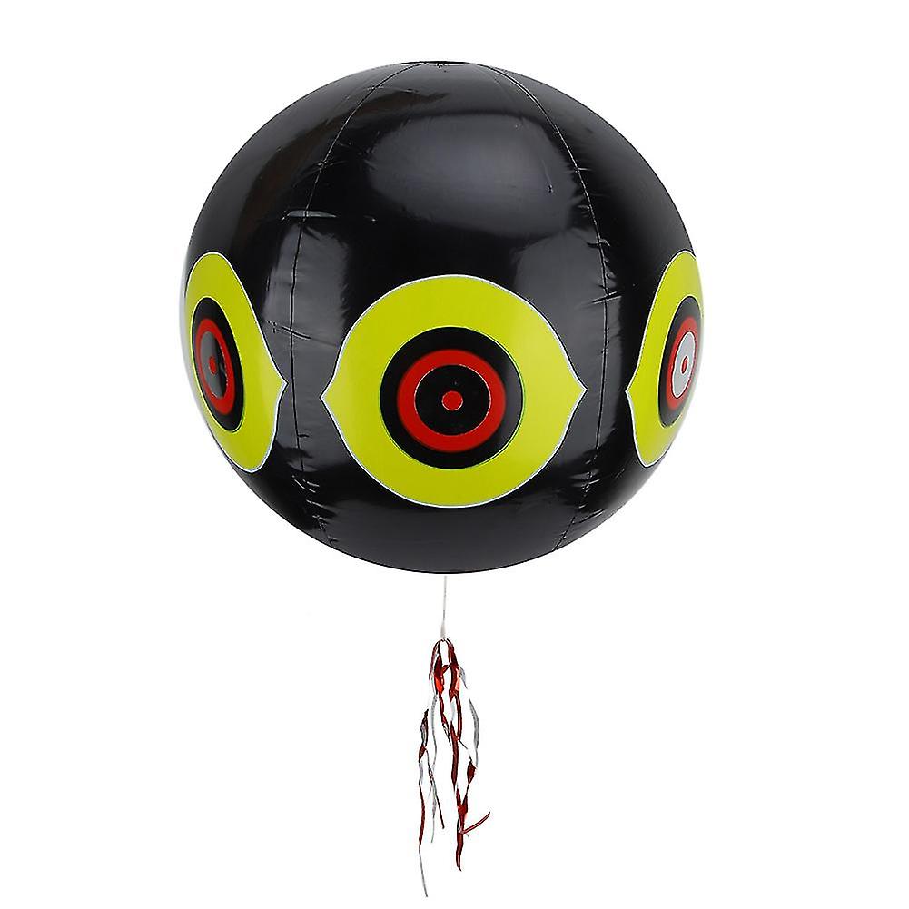 Scare Bird Repellent Terror Inflatable Bird Scare Balloon Bird Repellent Predator Balloon(Black)
