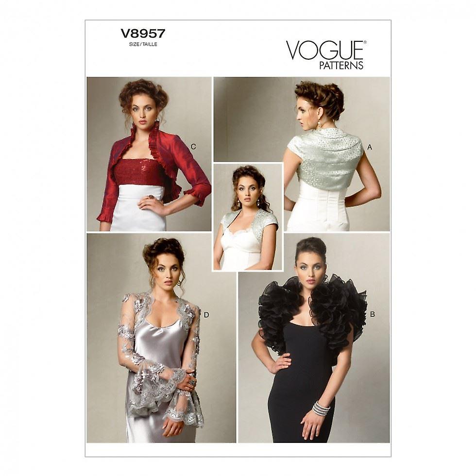 Vogue Sewing Pattern 8957 Women 6-8-10-12-14