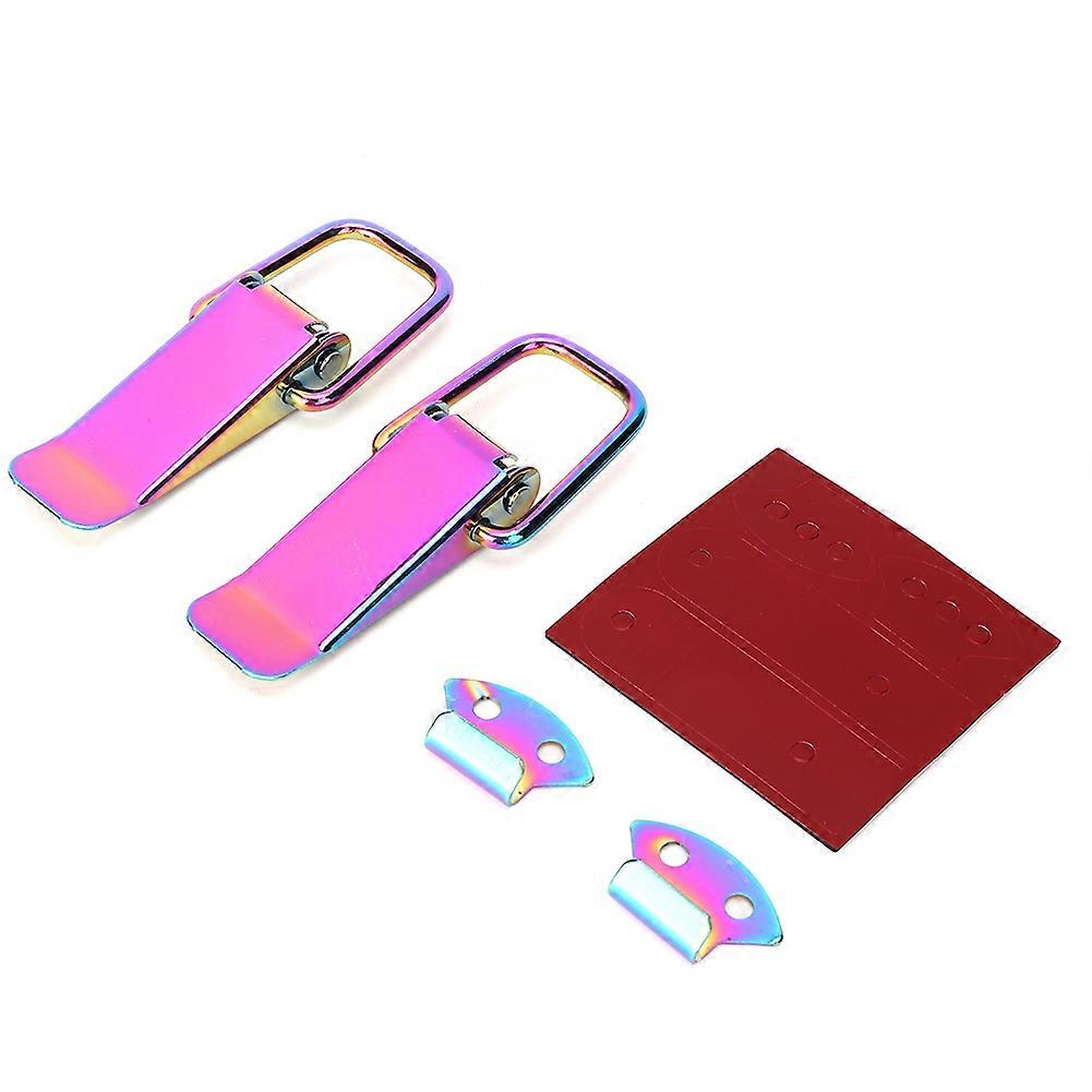 2pcs Universal Security Car Quick Release Hook Quick Release Purple
