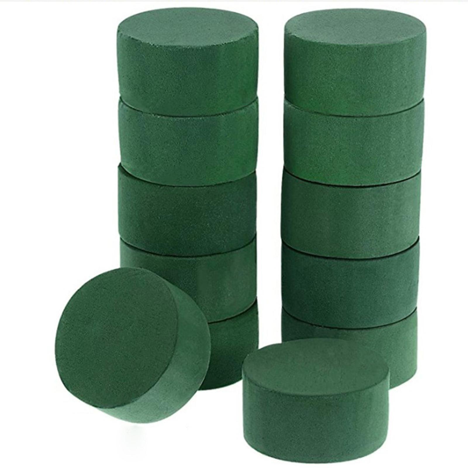 Round Floral Foam Blocks Large Wet Styrofoam Flower Arrangement Supply 12 pcs