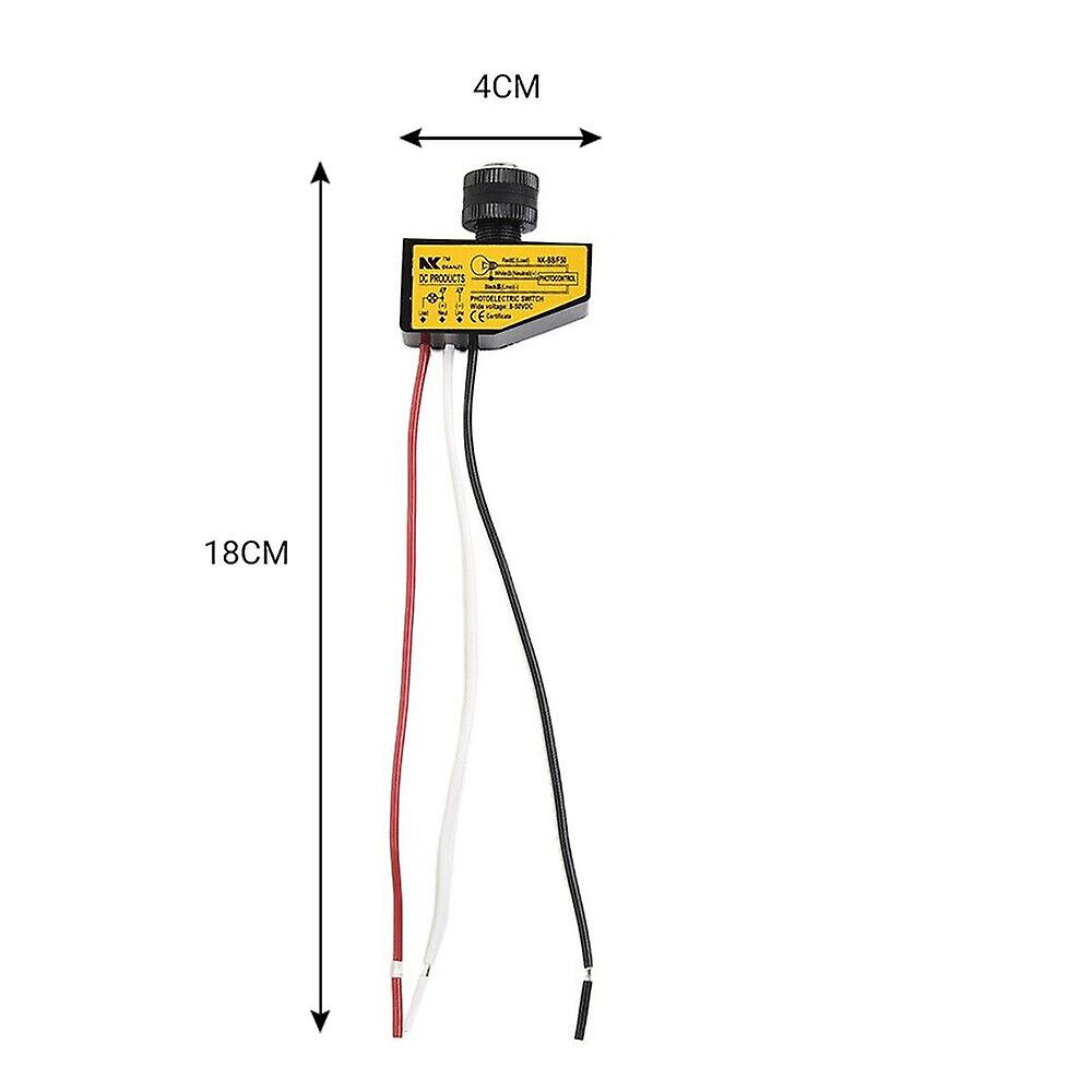 Automatischer Lichtsteuerungssensor DC 12V 48V Licht-Licht-Lichtschrankenschalter
